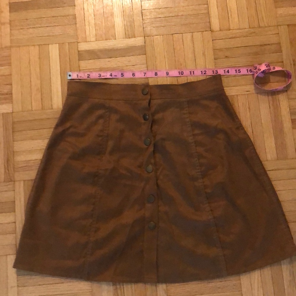 Shein A-Line Button Skirt Size S